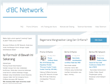 Tablet Screenshot of dbc-network.biz